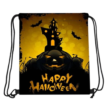 1 шт. подарочные пакеты на Хэллоуин, тыквенная призрачная летучая мышь, пакеты для конфет и печенья для детей, подарочная упаковка, сумка для угощения, украшение для Хэллоуина