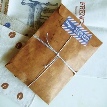 1шт zakka ретро старого цвета, крафт-конверт, открытки, сумка