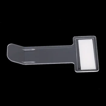 2ШТ Прозрачная экологически чистая пластиковая папка для автомобильных счетов, билетов, держатель для разрешения на парковку автомобиля, зажим-наклейка Auto