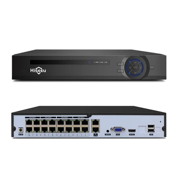 4K 16CH POE NVR H.265 Видеорегистратор Безопасности Видеонаблюдения Для POE IP Камеры видеонаблюдения 1080P/3MP/4MP/5MP/8MP/4K