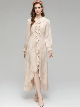 AQ07149 Высококачественное Новое Модное женское весеннее платье 2023 года роскошного известного бренда европейского дизайна в стиле вечеринки