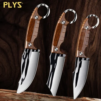PLYS-Новый Фруктовый нож из нержавеющей стали, Походные Ножи, Ножи для чистки овощей и фруктов, Карманный нож для кухни