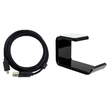 USB-кабель длиной 2 м Аудиокабель для гарнитуры Logitech G633 С акриловым кронштейном для наушников, настенный держатель гарнитуры на столе