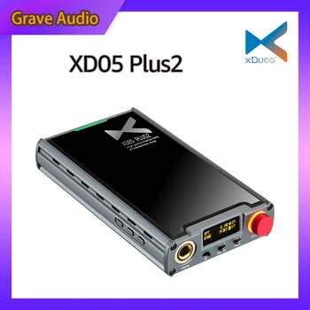 xDuoo XD05 Plus2 Усилитель для наушников Bluetooth 5.1 Портативный Декодер DAC XD-05Plus II IEM AMP Выходной мощности 1200 МВт AK4493EQ Чип