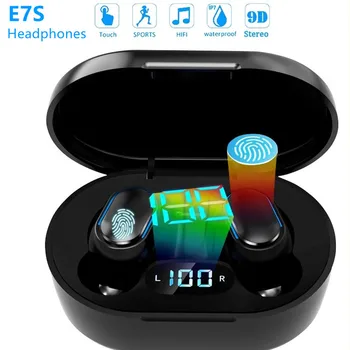 Беспроводные Bluetooth наушники TWS Bluetooth Наушники Спортивная музыка Водонепроницаемые с микрофонами Наушники для всех смартфонов