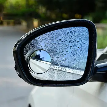 Вспомогательное зеркало 2шт Регулируемое парковочное устройство заднего вида автомобиля Компактное Маленькое круглое зеркало Зеркало для слепой зоны для автомобиля
