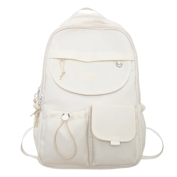 Детский рюкзак, большой школьный рюкзак для студентов, милая подвесная сумка для книг на молнии, сумка через плечо
