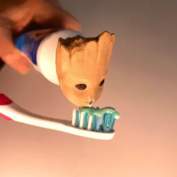 Дозатор колпачков для зубной пасты Groot Funny для детей и взрослых, насадка для зубной пасты, Соковыжималка для зубной пасты, Аксессуары для ванной комнаты