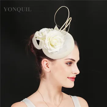 Женская элегантная Винтажная шляпа-чародейка, заколка для волос, коктейльный головной убор, вечерние Свадебные фетровые шляпы, женские вечерние платья. Шляпы
