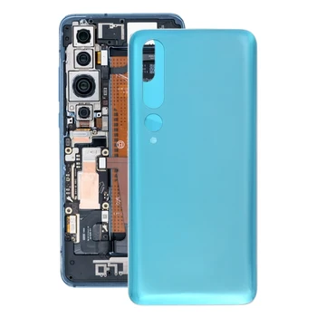 Задняя крышка батарейного отсека из стеклянного материала для Xiaomi Mi 10 5G Замена заднего корпуса телефона