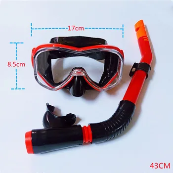 Комплект Oulylan для взрослых, силиконовая юбка, очки, маски для подводного плавания, профессиональная маска для подводного плавания с маской для подводного плавания