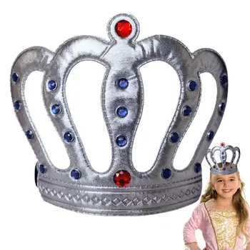 Корона на День рождения для детей, золотая корона на голову, удобная корона для взрослых, Реквизит для детского фестиваля и вечеринки