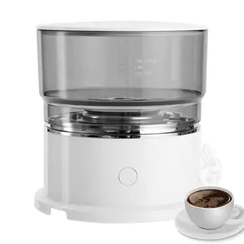 Кофеварка для приготовления горячей кофе, эспрессо-машина для путешествий, мини-кофеварка со льдом на одну порцию, кофеварка для приготовления кофе на одну чашку для кемпинга
