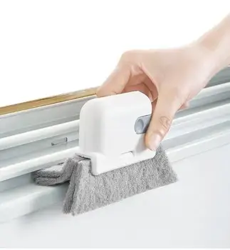 Креативная ткань для чистки оконных пазов, щетка для чистки окон, щетка для очистки щелей для окон, инструмент для очистки оконных пазов