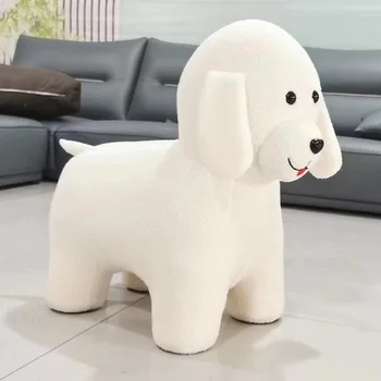 Мебель для гостиной креативный плюшевый табурет для собаки мультяшная детская игрушка табурет Скандинавское животное детский диван табурет медведь мебель