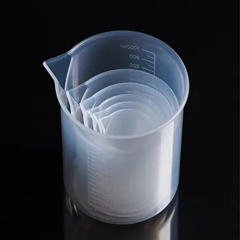 мерный стаканчик объемом 100 мл, прозрачные весы, пластиковый мерный стаканчик, лабораторный химический мерный стаканчик без ручки, принадлежности для кухонного бара
