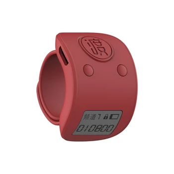 Мини-цифровое ЖК-электронное кольцо на палец, счетчик ручного подсчета, 6-значный Перезаряжаемый Кликер счетчиков