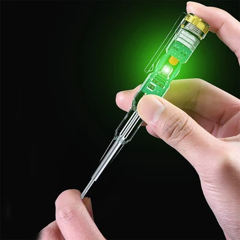 Многофункциональная измерительная ручка с одним источником света, с двойным датчиком точки останова, портативный электрозонд для измерения нулевой линии огня