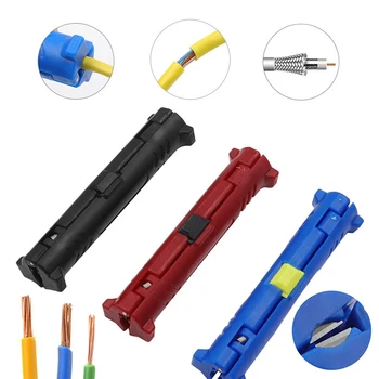 Многофункциональные плоскогубцы для зачистки шнура, резак для кабельной сети, автоматический съемник, ручка для коаксиального провода, электрический инструмент для зачистки провода
