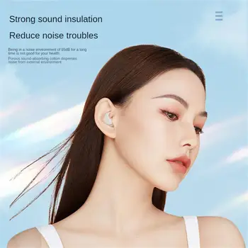 Моющиеся затычки для ушей с защитой от шума Вставные беруши для плавания Силиконовые Эргономичный дизайн Силиконовые беруши для ушей с шумоподавлением