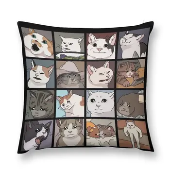 Наволочки для диванов Meme Cats 2.0, вышитые наволочки для диванных подушек, мраморный наволочный чехол для диванных подушек