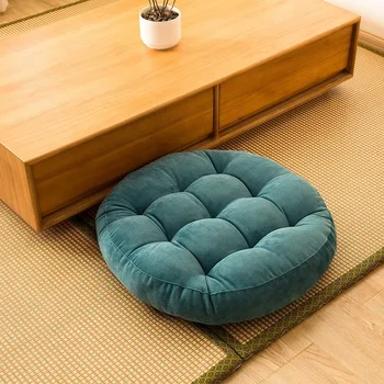 Напольная круглая подушка для медитации Inyahome для сидения на полу с твердым ворсом, толстая подушка для йоги, Подушки для сидения на балконном стуле