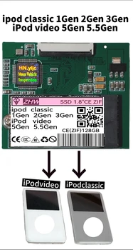 Новые твердотельные накопители 128 ГБ, 25 ГБ, 512 ГБ используются для возрождения iPodclassic iPodvideo, решая проблему Red Cross и NoBoot