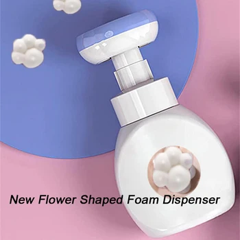 Новый дозатор пены в форме цветка, дозатор мыла для рук, дозатор штампов для рук, дозатор пенящегося мыла для детей, инструменты для оценки уборки