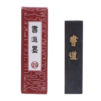 Палочка для чернил китайской традиционной каллиграфии длиной 3,15 дюйма, черная, с хорошим запахом чернил для рисования, Кисти для каллиграфии Shodo D5QC