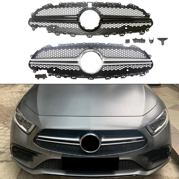 Передняя Гоночная Решетка Радиатора Бампера Автомобиля Верхняя Решетка Для Подтяжки Лица Подходит Для Mercedes Benz W257 C257 CLS Class 2019 2020