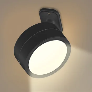 Перезаряжаемый светодиодный настенный светильник с сенсорным управлением, вращающийся на 360 Градусов, светодиодные Внутренние Настенные Беспроводные лампы для чтения в спальне, Декоративная лампа для чтения