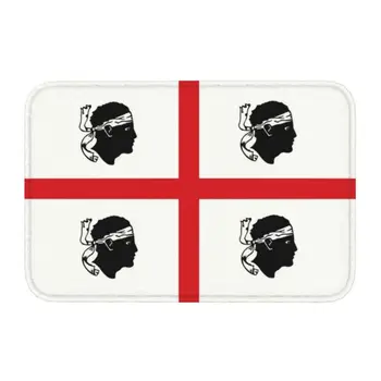 Персонализированный флаг Сардинии, Противоскользящий коврик для ванной, кухни, сада, Италия, Сардиния, 40 *60 см