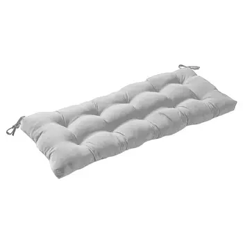 Подушка с плотным хлопковым наполнителем, подушка из полиэстеровой ткани, мягкая, утолщенная подушка для скамейки на открытом воздухе, нескользящая, эластичная, удобная для сада