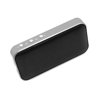 Портативный наружный мини-карманный аудио Ультратонкий динамик Bluetooth с поддержкой TF-карты-Черный