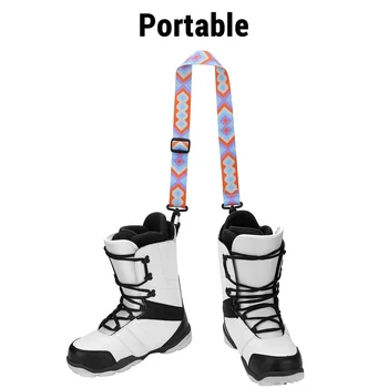 Ремень для крепления сноубордической обуви для взрослых и молодежи, фиксирующий ремень для обуви для катания на коньках, зимний аксессуар для коньков, лыжных ботинок, сноуборда