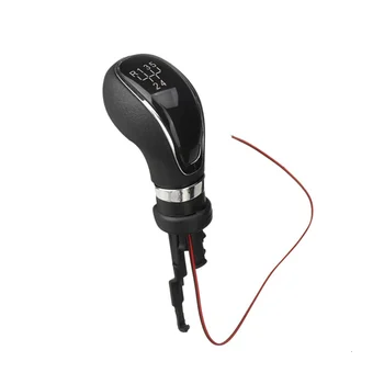 Ручка переключения передач с 5 скоростями, кожаная ручка рычага переключения передач со светодиодной подсветкой для Excelle GT/OPEL 09-14