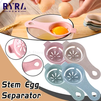 Сепаратор для яиц Бытовой Сепаратор для яичной жидкости Фильтр для яиц Фильтр для яичного белка Сепаратор для яичного желтка Инструменты для просеивания ножек Сепаратор для яиц