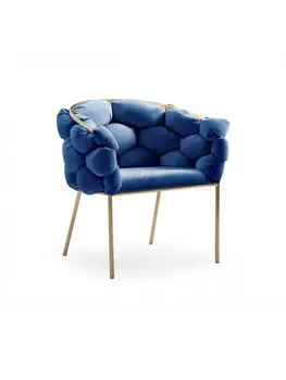 Скандинавское легкое роскошное кресло для переодевания, кресло для макияжа с непринужденной спинкой, простой ресторанный стул, постмодернистская креативная дизайнерская столовая
