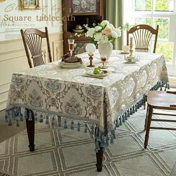 Скатерть для стола, прямоугольная скатерть для чайного стола, роскошная скатерть для стола, высококачественный коврик для стола