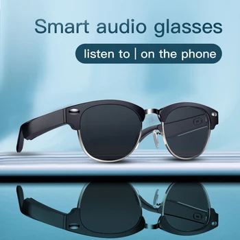 Сменные очки Bluetooth с костной проводимостью E20, умные солнцезащитные очки, фотохромные линзы с защитой от синего света, рецептурные линзы, вызывающие музыку