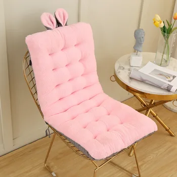 Удобное кресло-качалка для отдыха, раскладное кресло для отдыха, кресло для отдыха с подушкой из хлопчатобумажной ткани, кресло для отдыха с ворсом, прочная длинная подушка