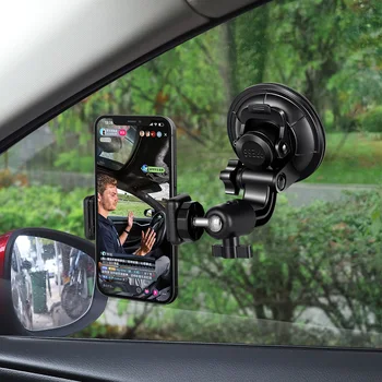 Установленная в автомобиле присоска кронштейн для съемки мобильного телефона Кронштейн для автомобильной навигации Кронштейн для записи селфи в автомобиле Кронштейн для крепления салона автомобиля