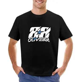 Футболка Miguel Oliveira № 88, черная футболка, футболки на заказ, облегающие футболки для мужчин