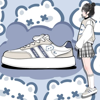 Эми и Майкл 2023 Милые девушки-студентки, спортивные Повседневные кроссовки, Дышащие женские теннисные туфли, женская вулканизированная обувь с низким верхом