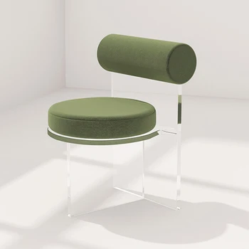 Эргономичные Уникальные стулья, акриловая гостиная, Скандинавский стул для спальни, дизайнерская роскошная мебель для дома Sedie Sala Da Pranzo WJ40XP